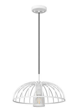 Z-Lite - 623P16-TXWH - One Light Pendant - Valencia - Texture White