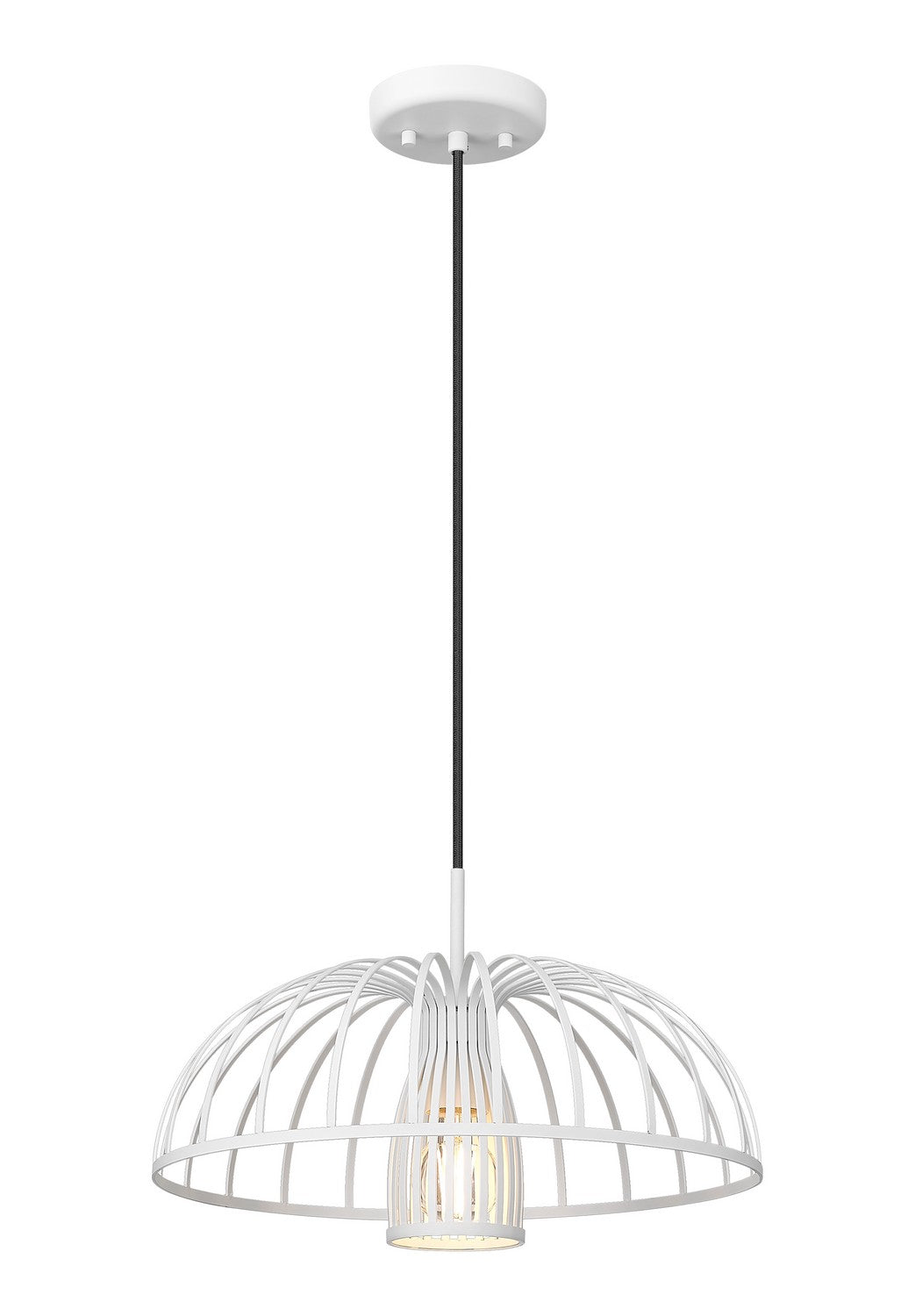 Z-Lite - 623P16-TXWH - One Light Pendant - Valencia - Texture White