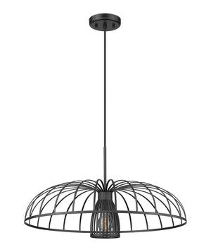 Z-Lite - 623P24-MB - One Light Pendant - Valencia - Matte Black
