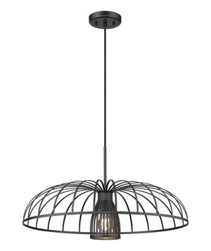 Z-Lite - 623P24-MB - One Light Pendant - Valencia - Matte Black