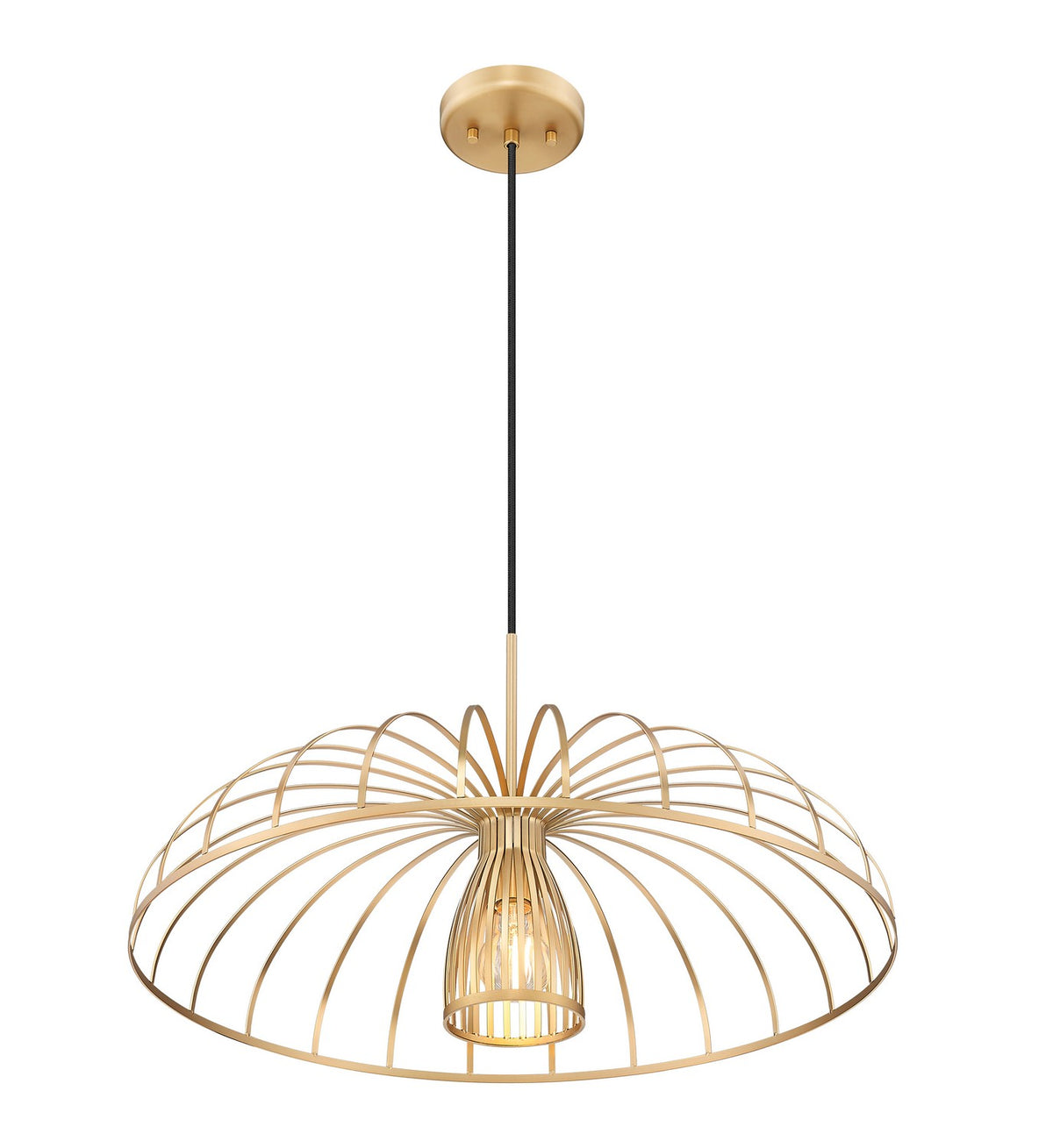 Z-Lite - 623P24-MGLD - One Light Pendant - Valencia - Modern Gold