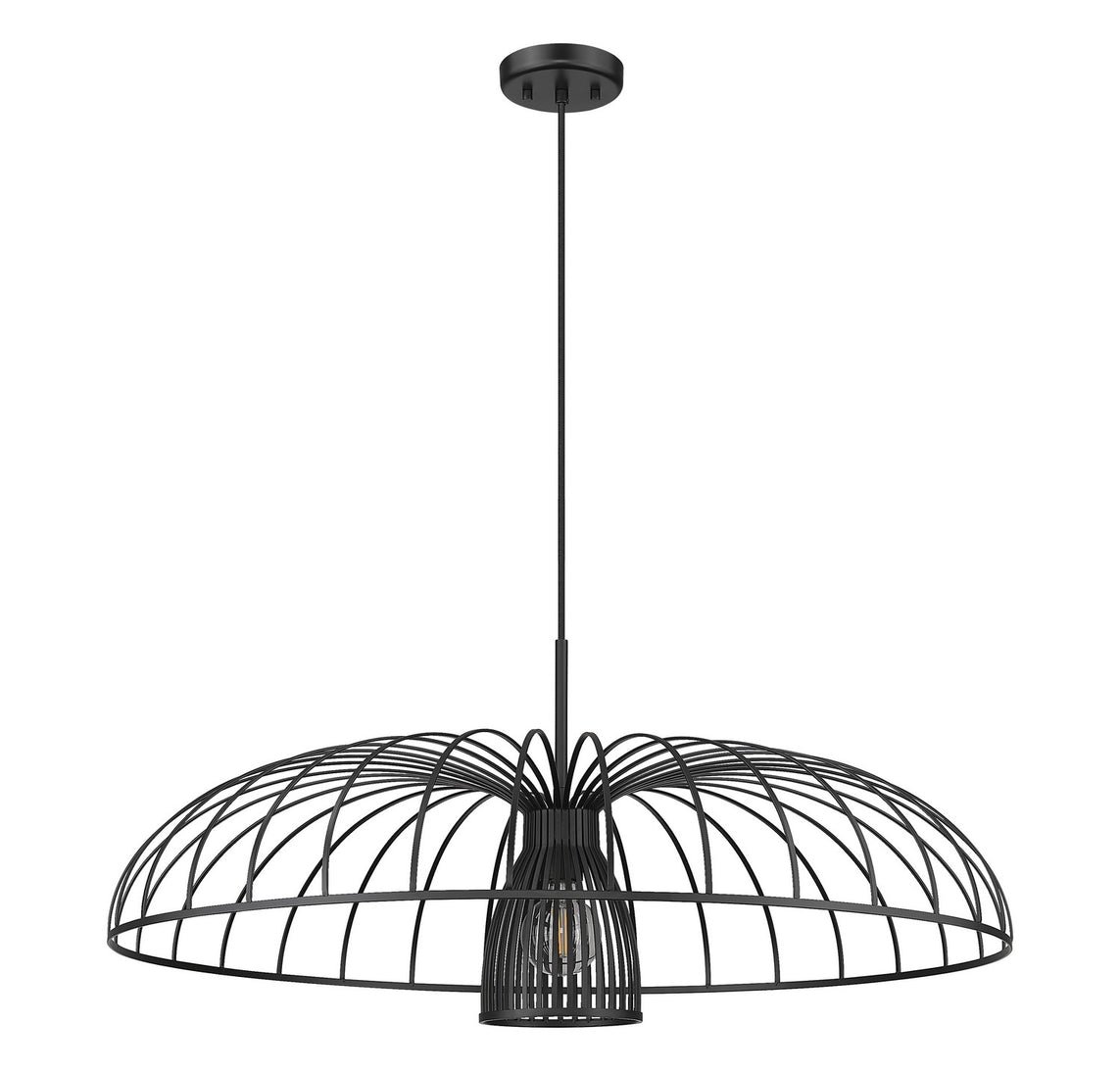Z-Lite - 623P35-MB - One Light Pendant - Valencia - Matte Black