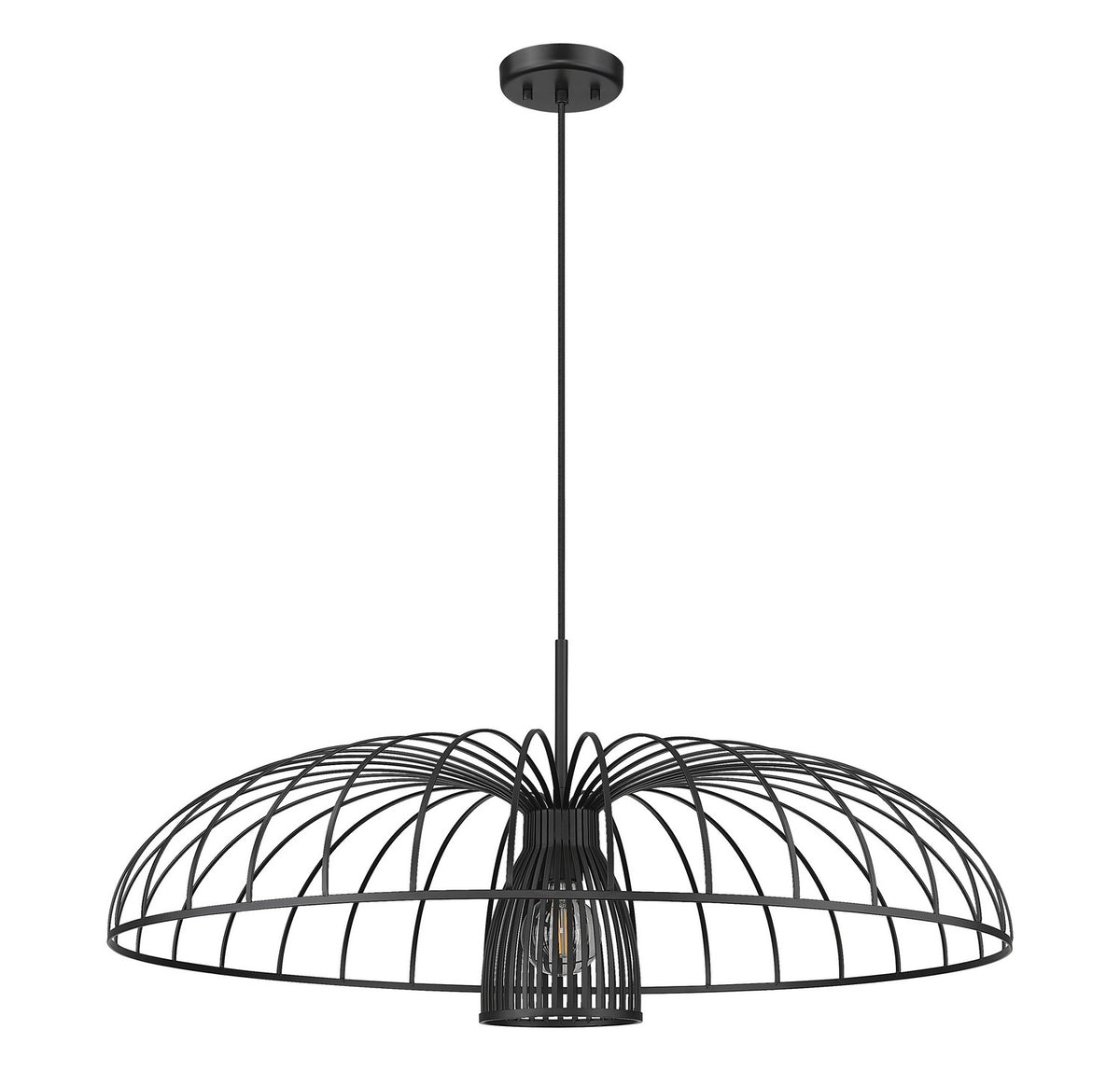 Z-Lite - 623P35-MB - One Light Pendant - Valencia - Matte Black