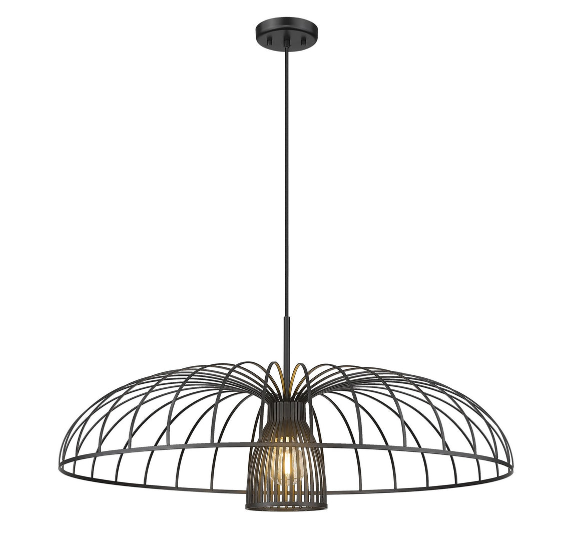 Z-Lite - 623P35-MB - One Light Pendant - Valencia - Matte Black