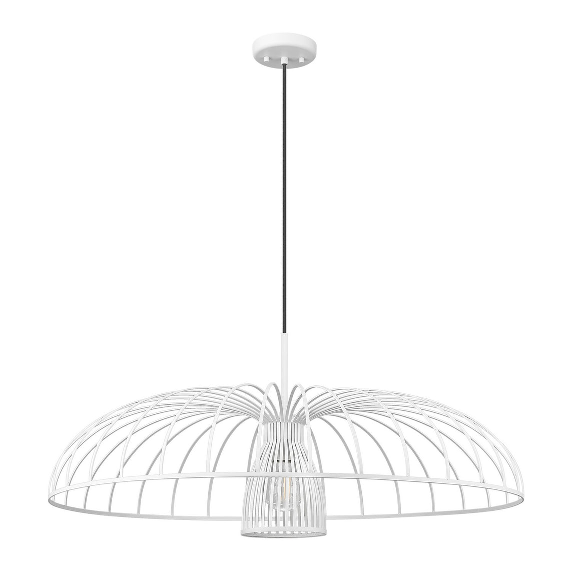Z-Lite - 623P35-TXWH - One Light Pendant - Valencia - Texture White