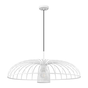 Z-Lite - 623P35-TXWH - One Light Pendant - Valencia - Texture White