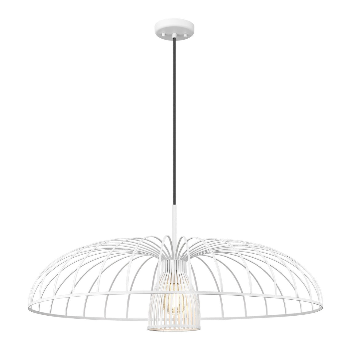 Z-Lite - 623P35-TXWH - One Light Pendant - Valencia - Texture White