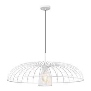 Z-Lite - 623P35-TXWH - One Light Pendant - Valencia - Texture White