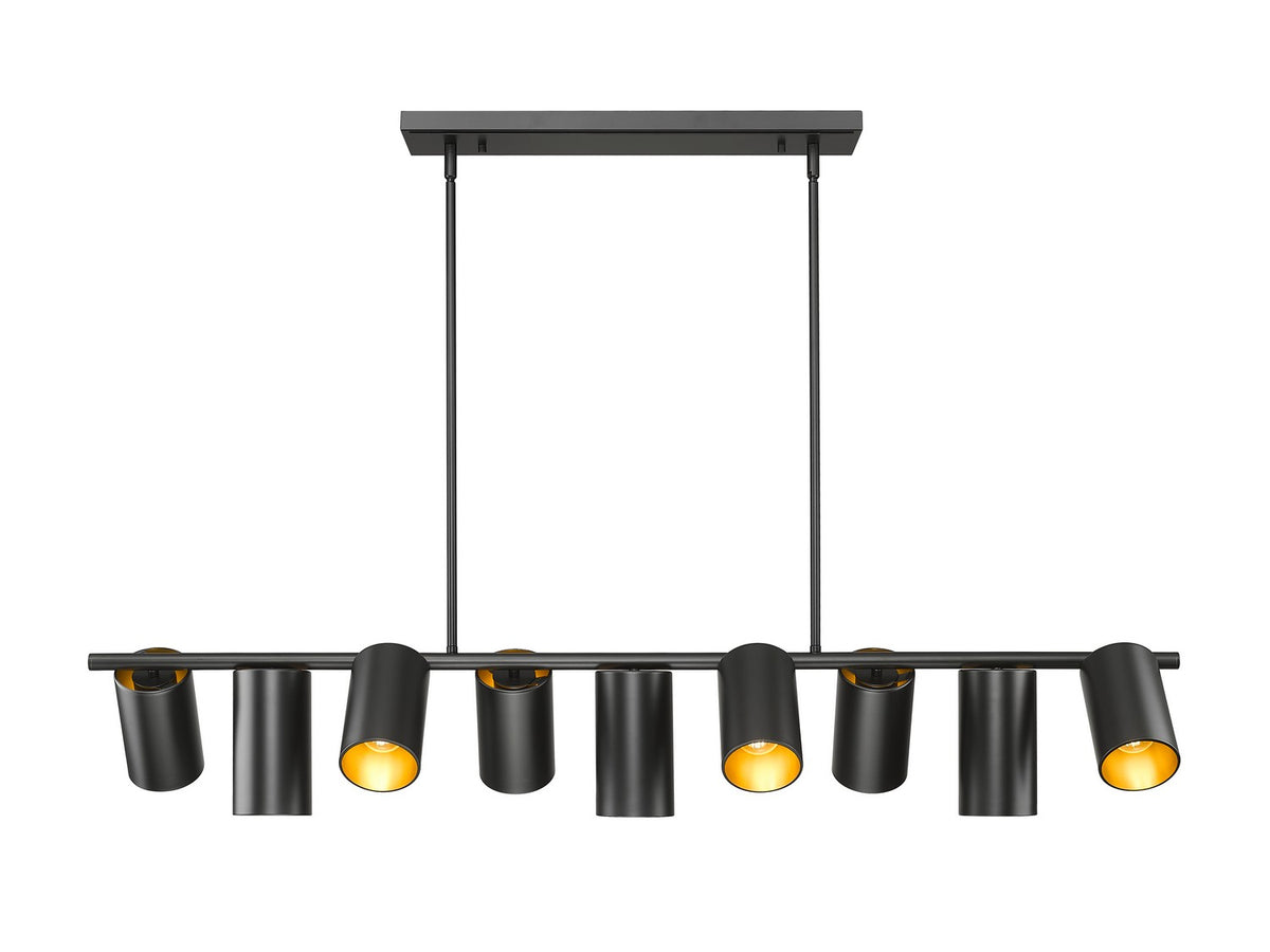 Z-Lite - 7520-9L-MB - Nine Light Linear Chandelier - Lumina - Matte Black