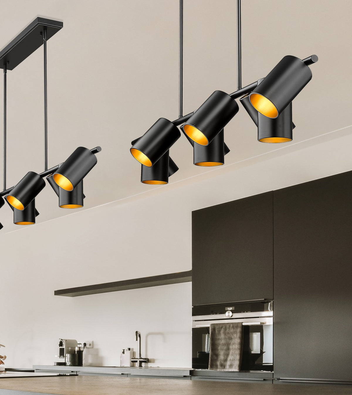 Z-Lite - 7520-9L-MB - Nine Light Linear Chandelier - Lumina - Matte Black
