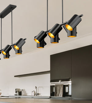Z-Lite - 7520-9L-MB - Nine Light Linear Chandelier - Lumina - Matte Black