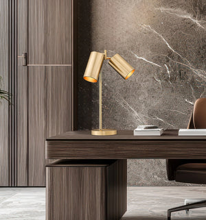 Z-Lite - 7520TL-MGLD - Two Light Table Lamp - Lumina - Modern Gold