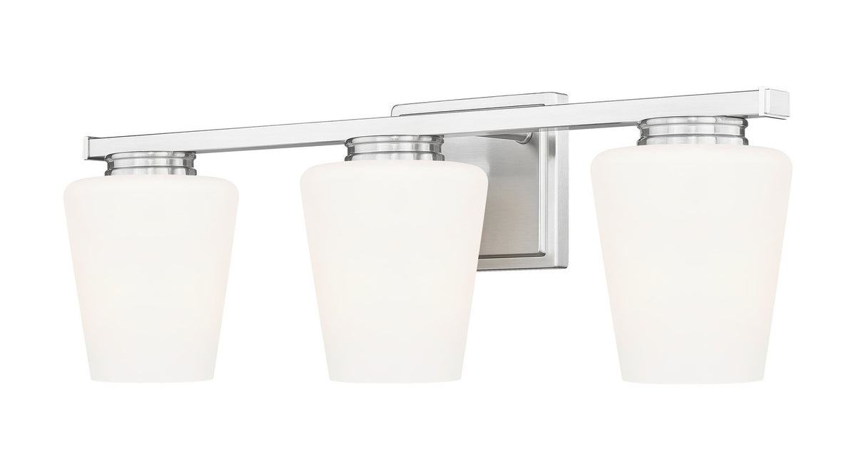 Z-Lite - 7703-3V-BN - Three Light Vanity - Nextra - Brushed Nickel