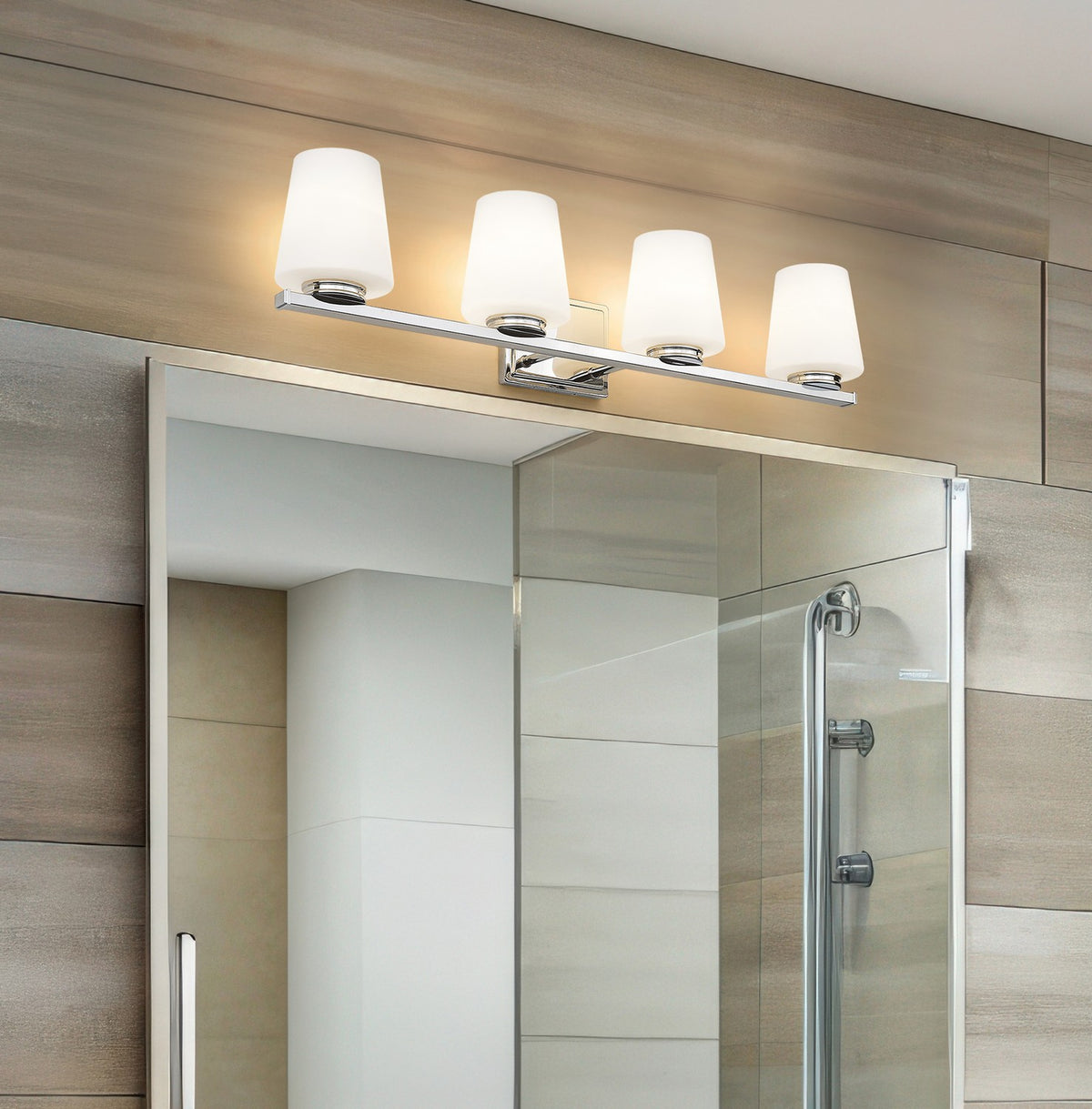 Z-Lite - 7703-4V-CH - Four Light Vanity - Nextra - Chrome