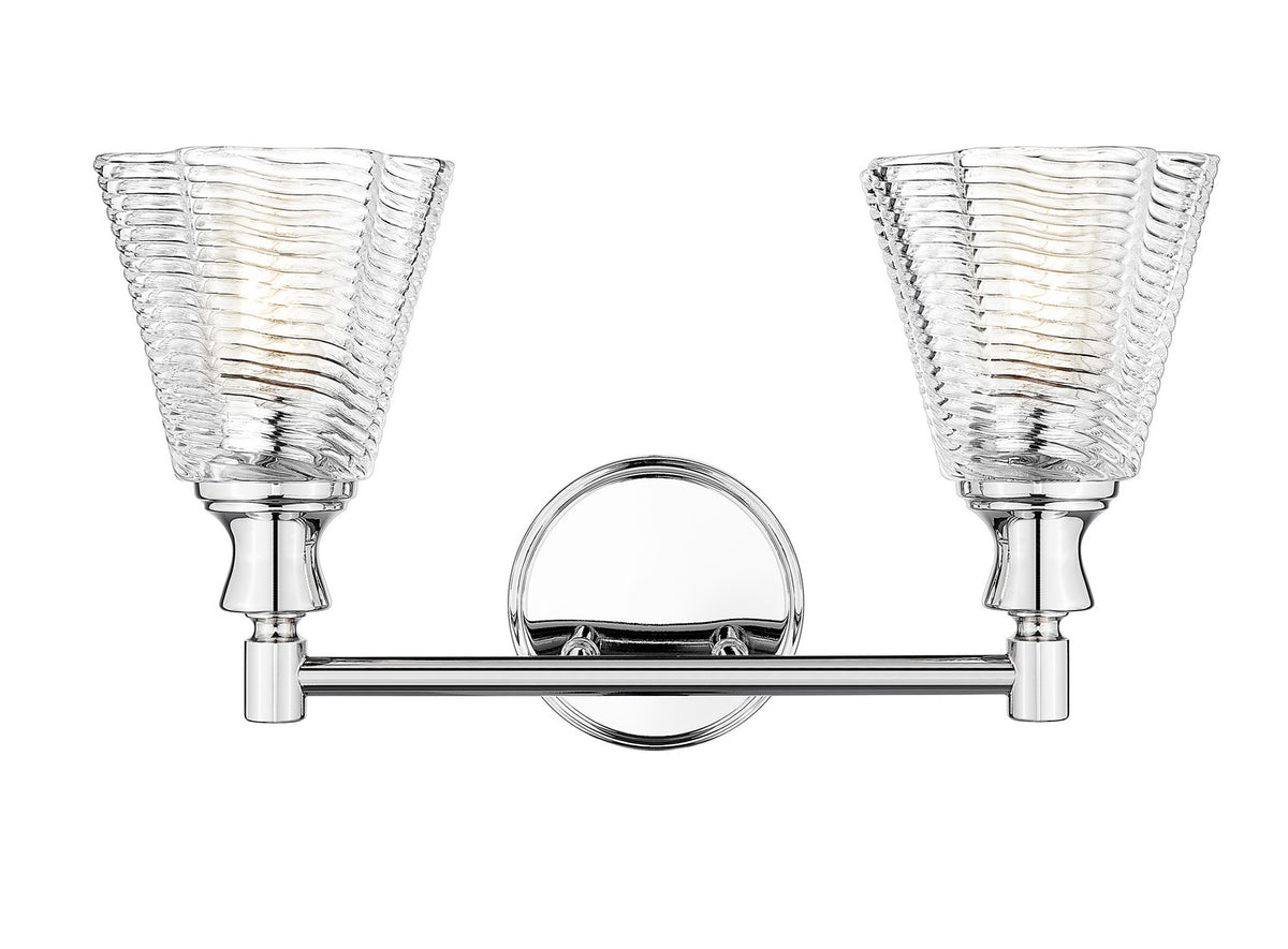 Z-Lite - 7704-2V-CH - Two Light Vanity - Auden - Chrome