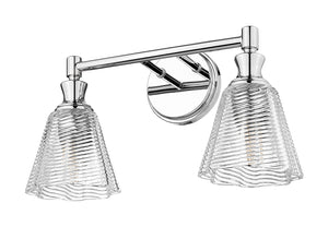 Z-Lite - 7704-2V-CH - Two Light Vanity - Auden - Chrome