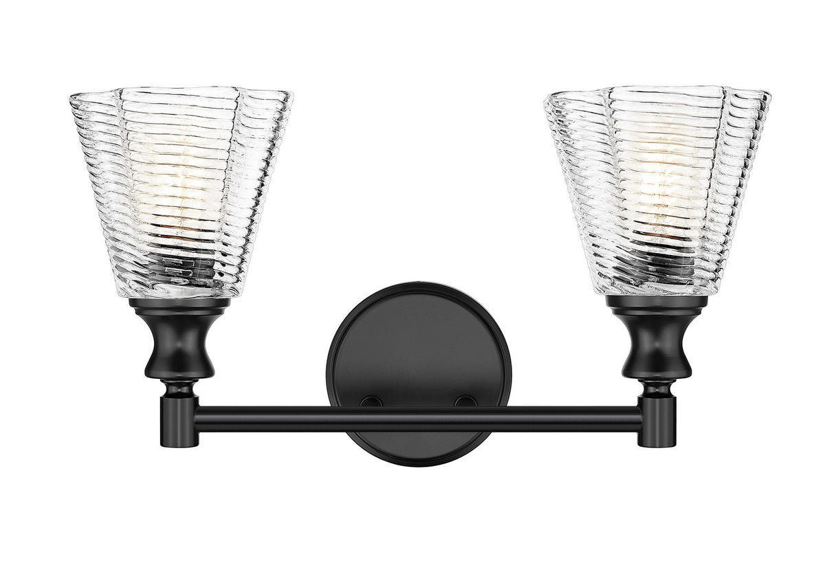 Z-Lite - 7704-2V-MB - Two Light Vanity - Auden - Matte Black