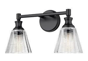 Z-Lite - 7704-2V-MB - Two Light Vanity - Auden - Matte Black