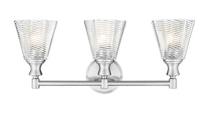 Z-Lite - 7704-3V-BN - Three Light Vanity - Auden - Brushed Nickel