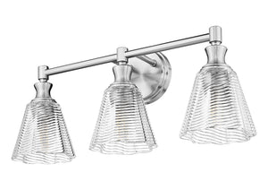 Z-Lite - 7704-3V-BN - Three Light Vanity - Auden - Brushed Nickel