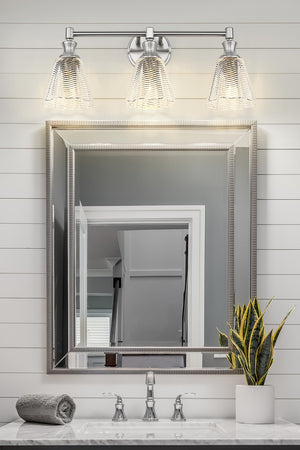 Z-Lite - 7704-3V-BN - Three Light Vanity - Auden - Brushed Nickel