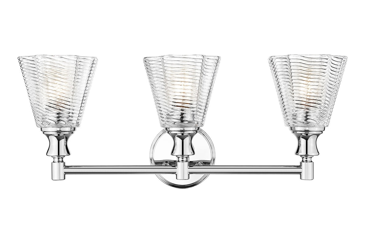 Z-Lite - 7704-3V-CH - Three Light Vanity - Auden - Chrome
