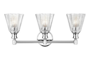 Z-Lite - 7704-3V-CH - Three Light Vanity - Auden - Chrome
