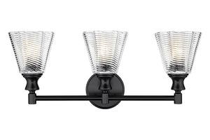 Z-Lite - 7704-3V-MB - Three Light Vanity - Auden - Matte Black
