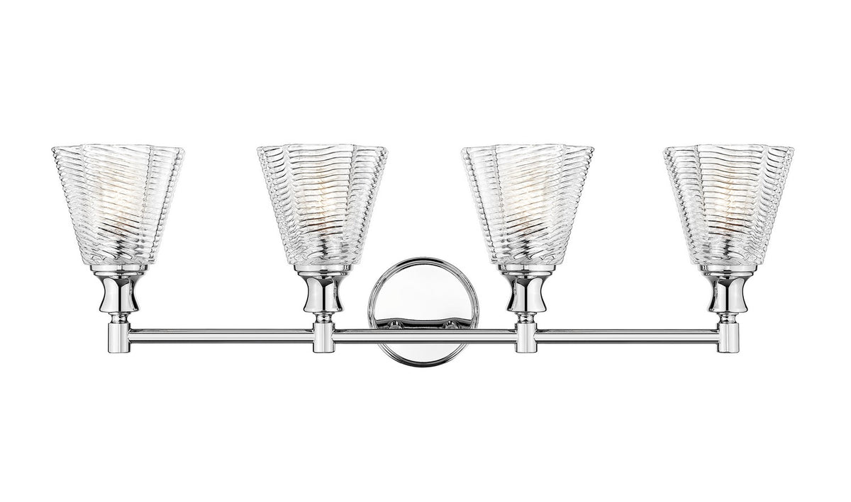 Z-Lite - 7704-4V-CH - Four Light Vanity - Auden - Chrome