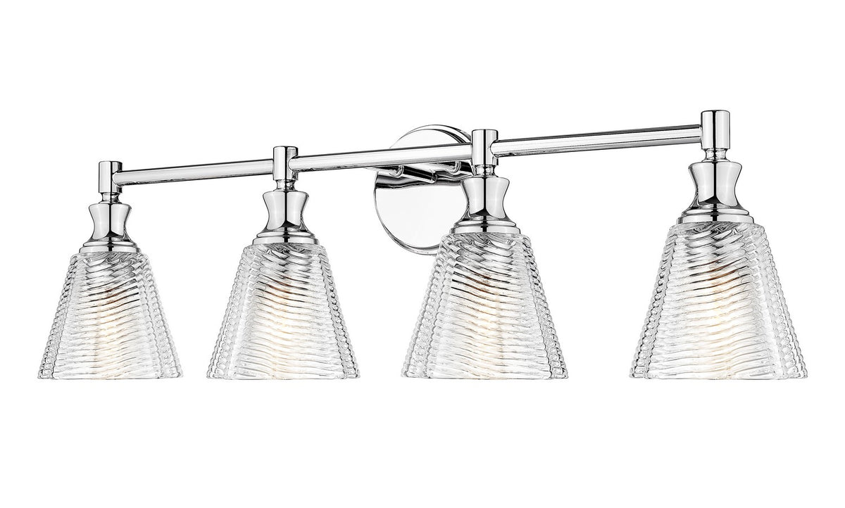 Z-Lite - 7704-4V-CH - Four Light Vanity - Auden - Chrome