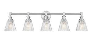 Z-Lite - 7704-5V-BN - Five Light Vanity - Auden - Brushed Nickel
