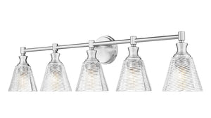 Z-Lite - 7704-5V-BN - Five Light Vanity - Auden - Brushed Nickel