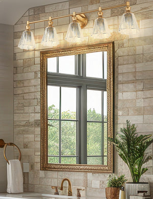 Z-Lite - 7704-5V-MGLD - Five Light Vanity - Auden - Modern Gold