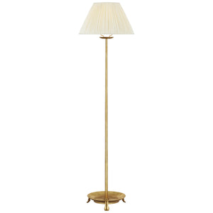 Visual Comfort Signature - CHA 9040AB-SP-CL - LED Floor Lamp - Lazlo - Antique-Burnished Brass