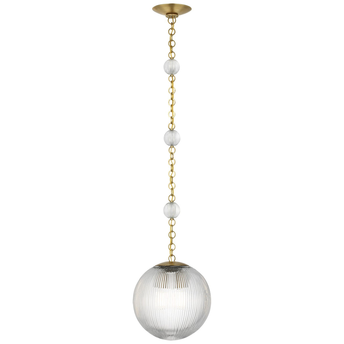Visual Comfort Signature - JN 5190AB-CG - LED Pendant - Isadora - Antique-Burnished Brass