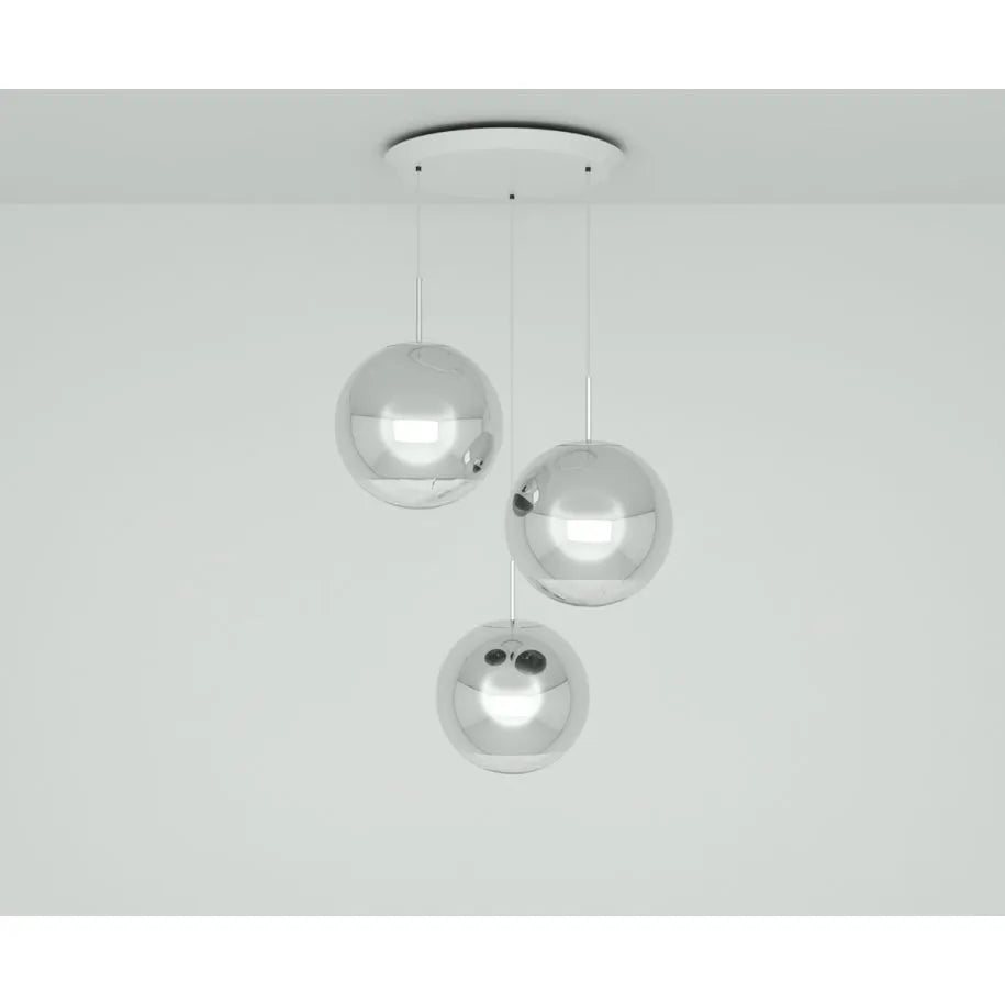 Mirror Ball LED 40cm Pendant Light System - Round