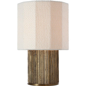 Visual Comfort Signature - AMB 3070RDC-B - LED Table Lamp - Fumar - Ridged Carbon