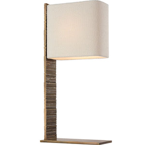 Visual Comfort Signature - AMB 3075RDC-B - LED Table Lamp - Fumar - Ridged Carbon