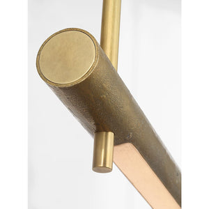 Visual Comfort Signature - AMB 5035MBR-NF - LED Chandelier - Stahl - Museum Brass