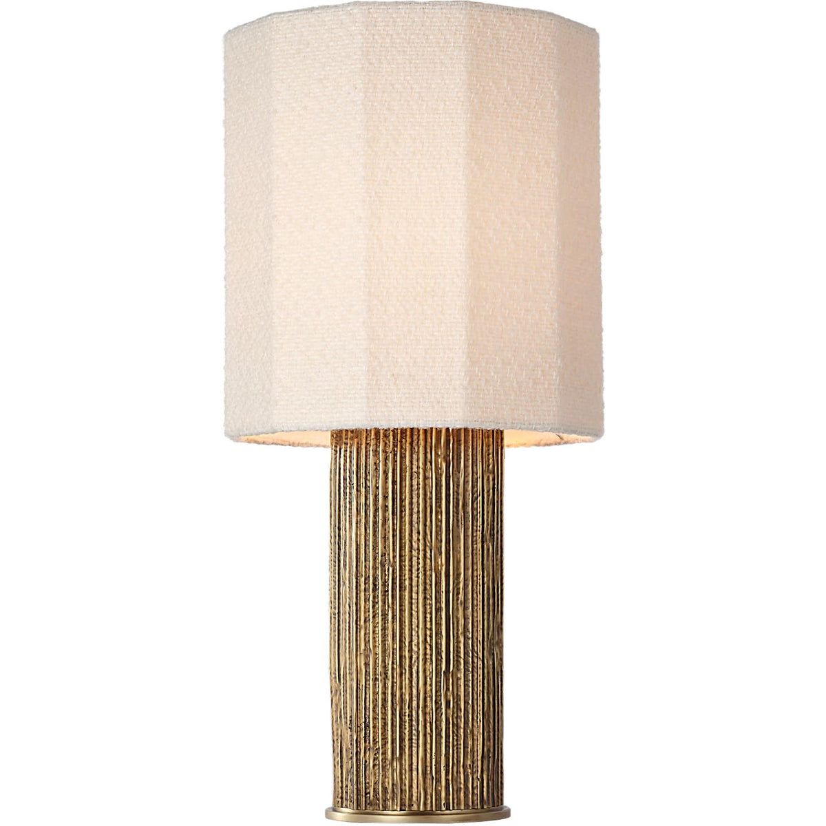 Visual Comfort Signature - AMB 3070RDC-B - LED Table Lamp - Fumar - Ridged Carbon