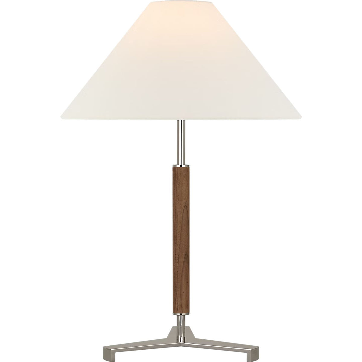 Visual Comfort Signature - RB 3125AB/W-L - LED Table Lamp - Amaya - Antique-Burnished Brass and Walnut