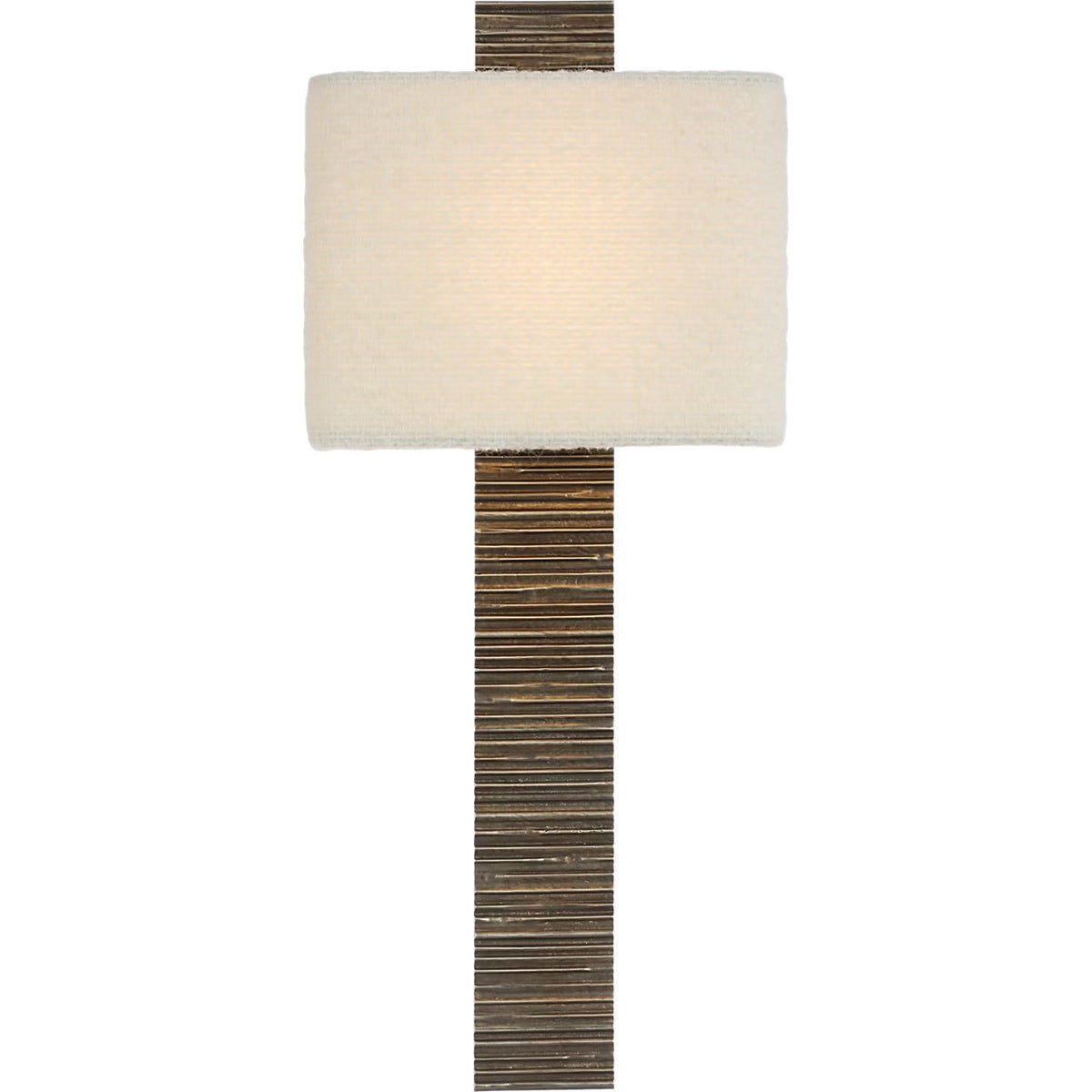 Visual Comfort Signature - AMB 2075RDC-B - LED Wall Sconce - Fumar - Ridged Carbon