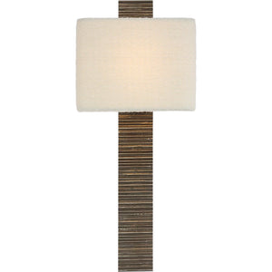 Visual Comfort Signature - AMB 2075RDC-B - LED Wall Sconce - Fumar - Ridged Carbon