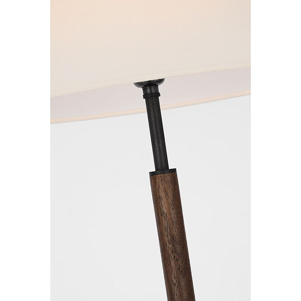 Visual Comfort Signature - RB 3125AB/W-L - LED Table Lamp - Amaya - Antique-Burnished Brass and Walnut
