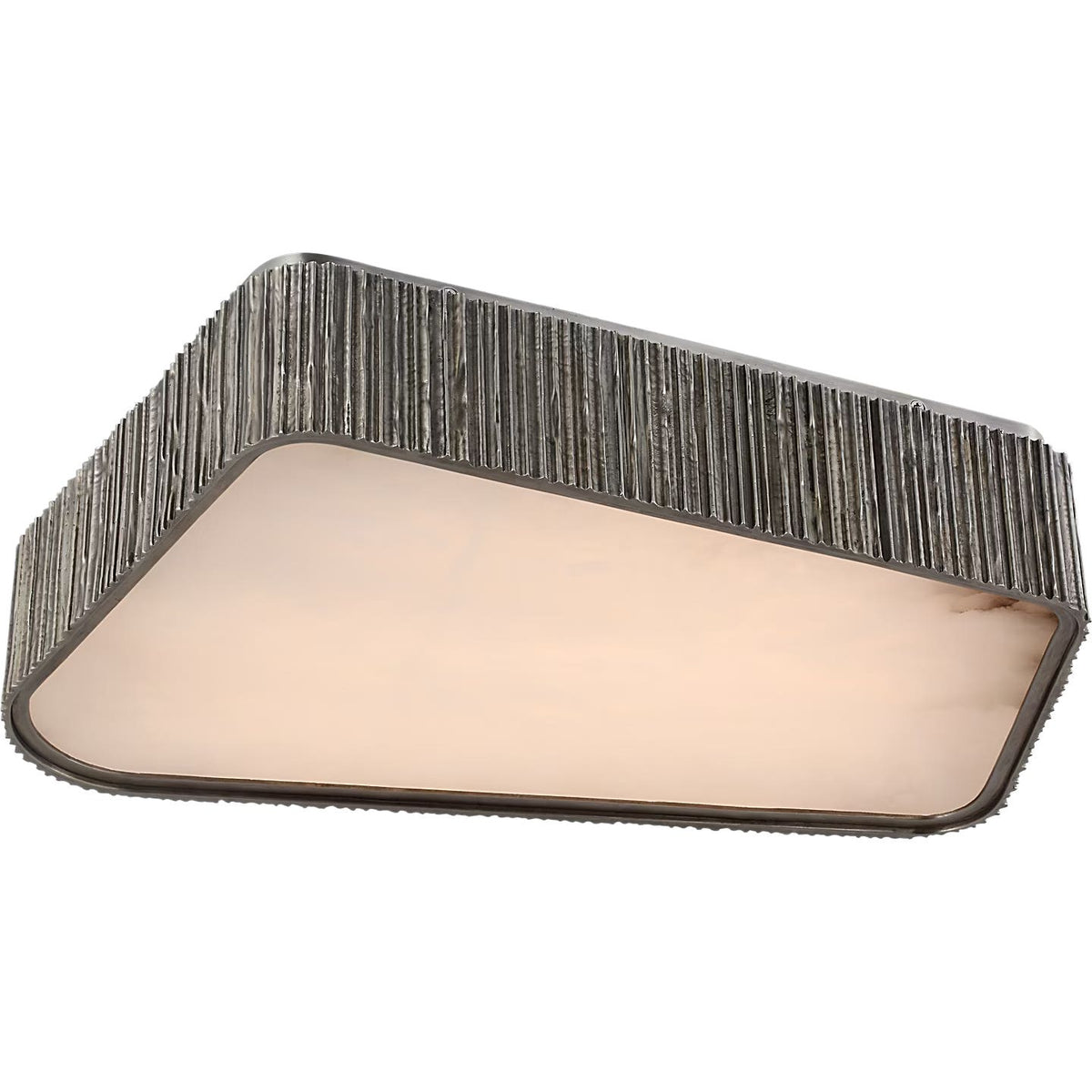 Visual Comfort Signature - AMB 4070RDC-ALB - LED Flush Mount - Fumar - Ridged Carbon