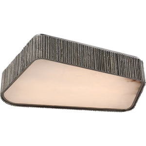 Visual Comfort Signature - AMB 4070RDC-ALB - LED Flush Mount - Fumar - Ridged Carbon