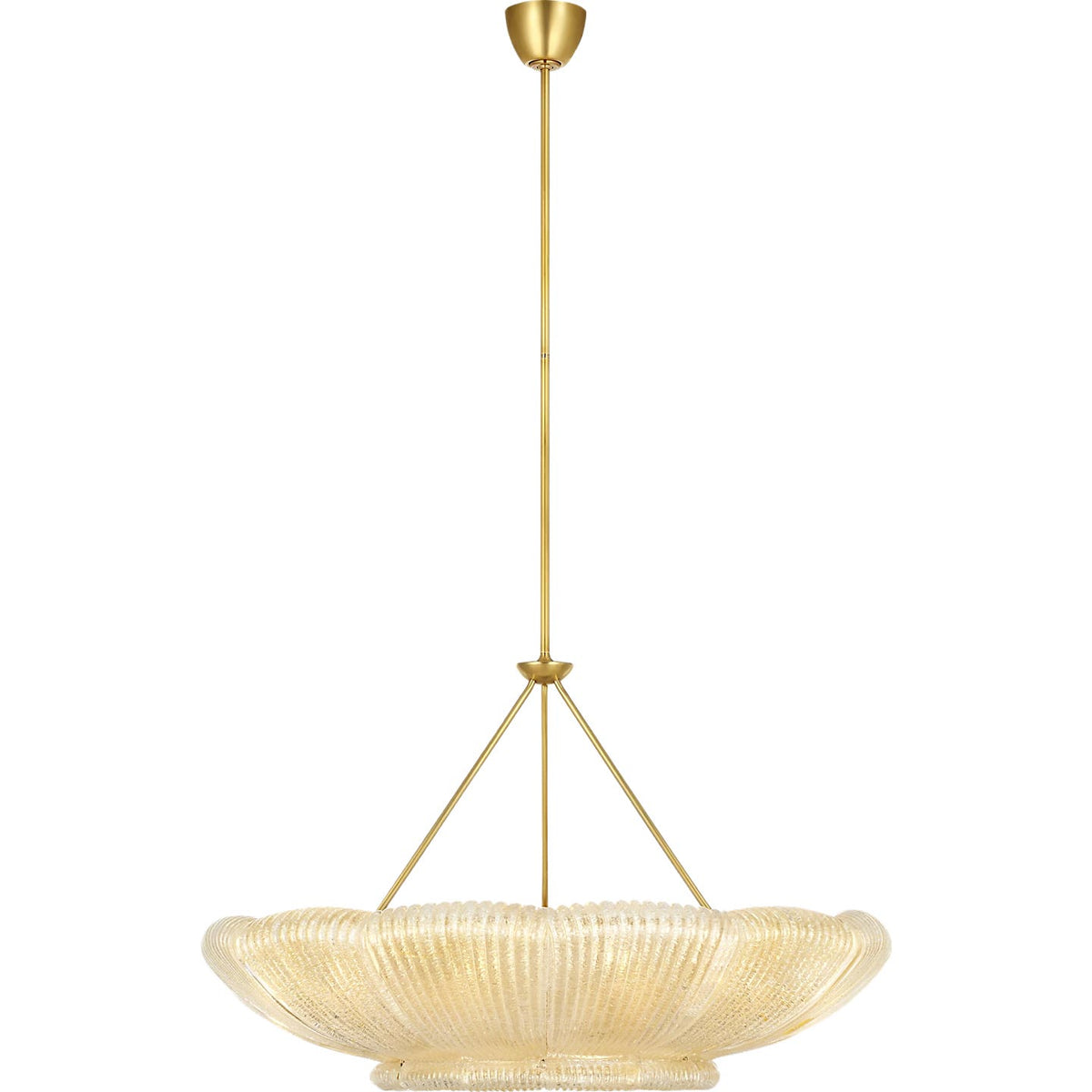 Visual Comfort Signature - ARN 5190HAB-CGR - LED Chandelier - Claude - Hand-Rubbed Antique Brass