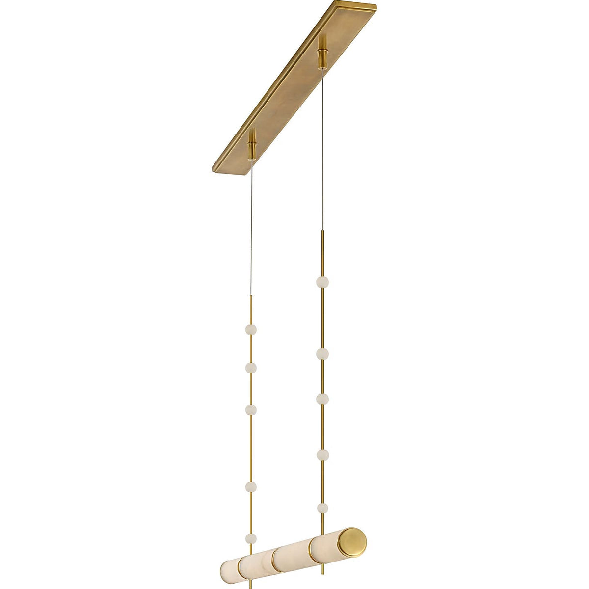 Visual Comfort Signature - AMB 5030AB-ALB - LED Chandelier - Marcell - Antique-Burnished Brass