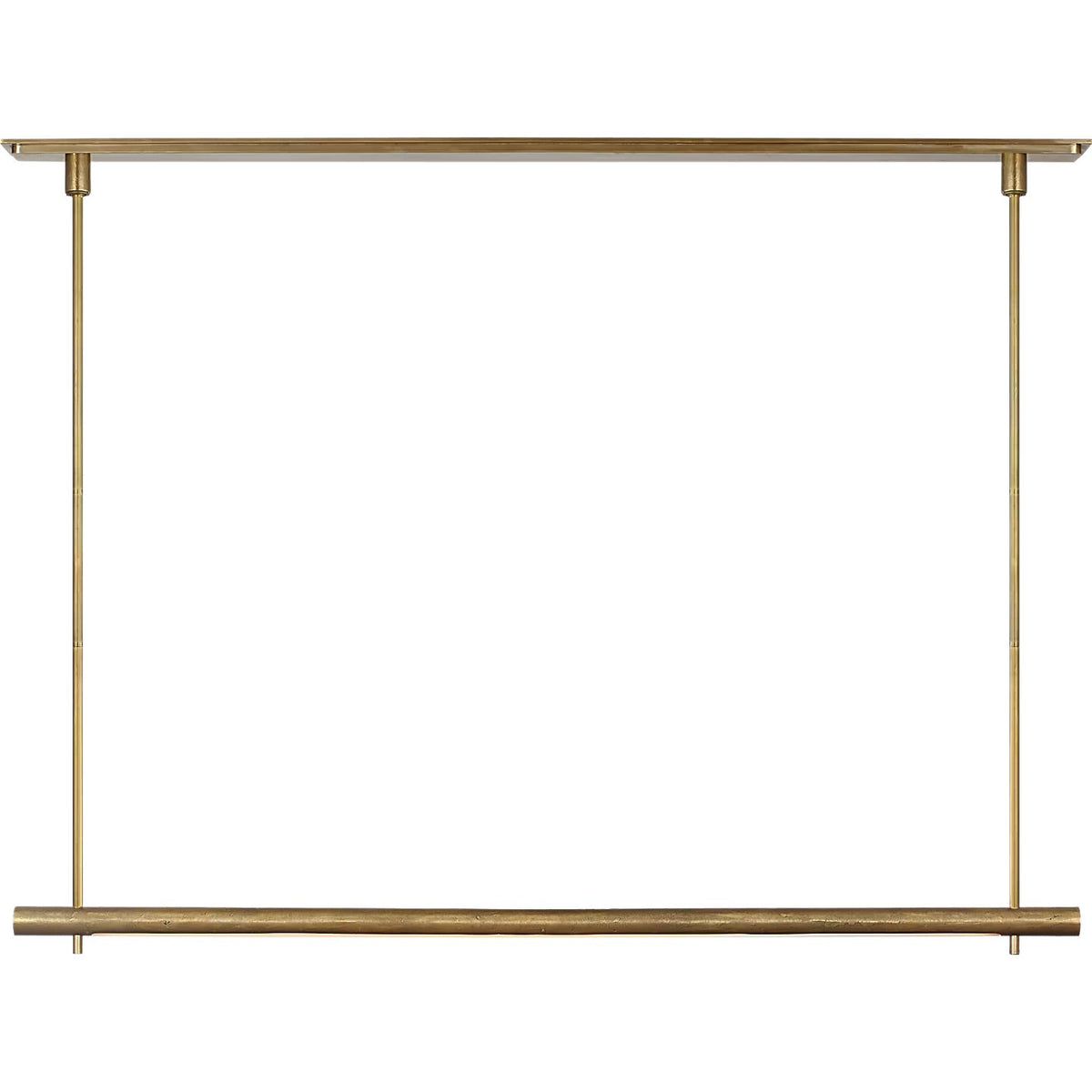 Visual Comfort Signature - AMB 5035MBR-NF - LED Chandelier - Stahl - Museum Brass