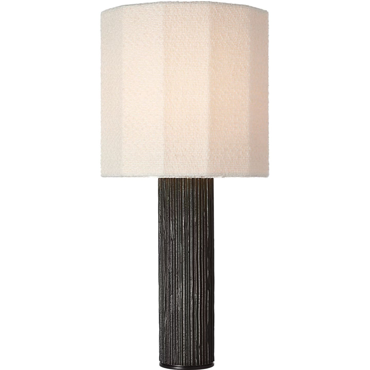 Visual Comfort Signature - AMB 3070RDC-B - LED Table Lamp - Fumar - Ridged Carbon